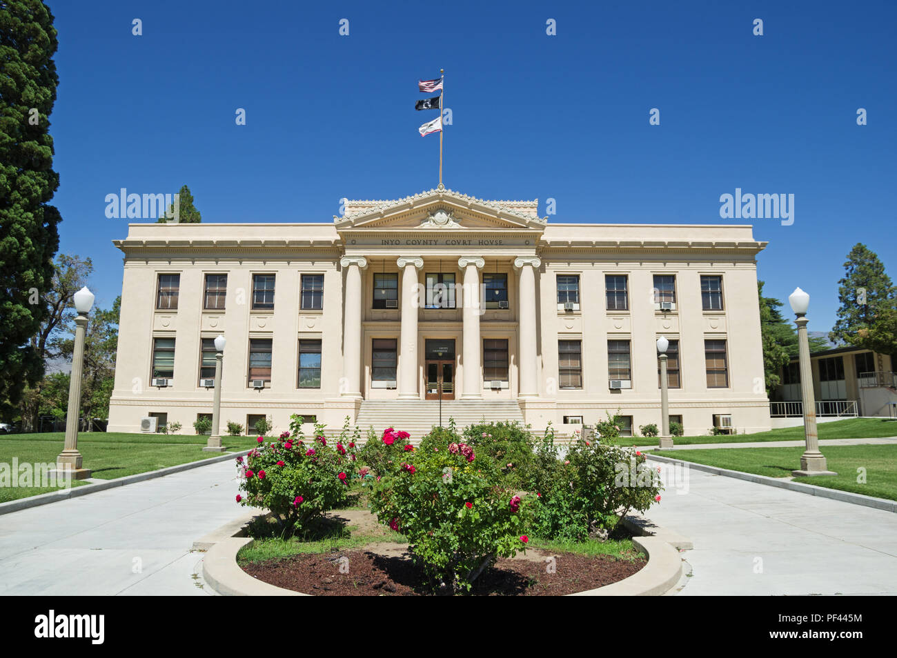 Palais de justice du comté d'Inyo indépendance en Californie Banque D'Images