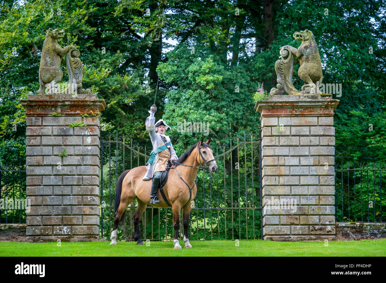 Photo Reacteur Arran Johnston comme Bonnie Prince Charlie Communiqué de presse 6/8/18 pour diffusion immédiate Bonnie Prince Charlie ret Banque D'Images