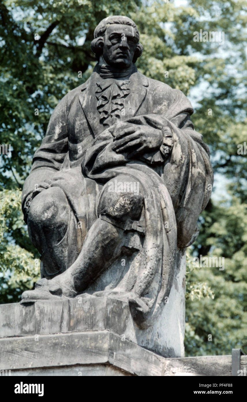 Statue de Frédéric Chopin,Parc Lazienki, Varsovie, Pologne Banque D'Images