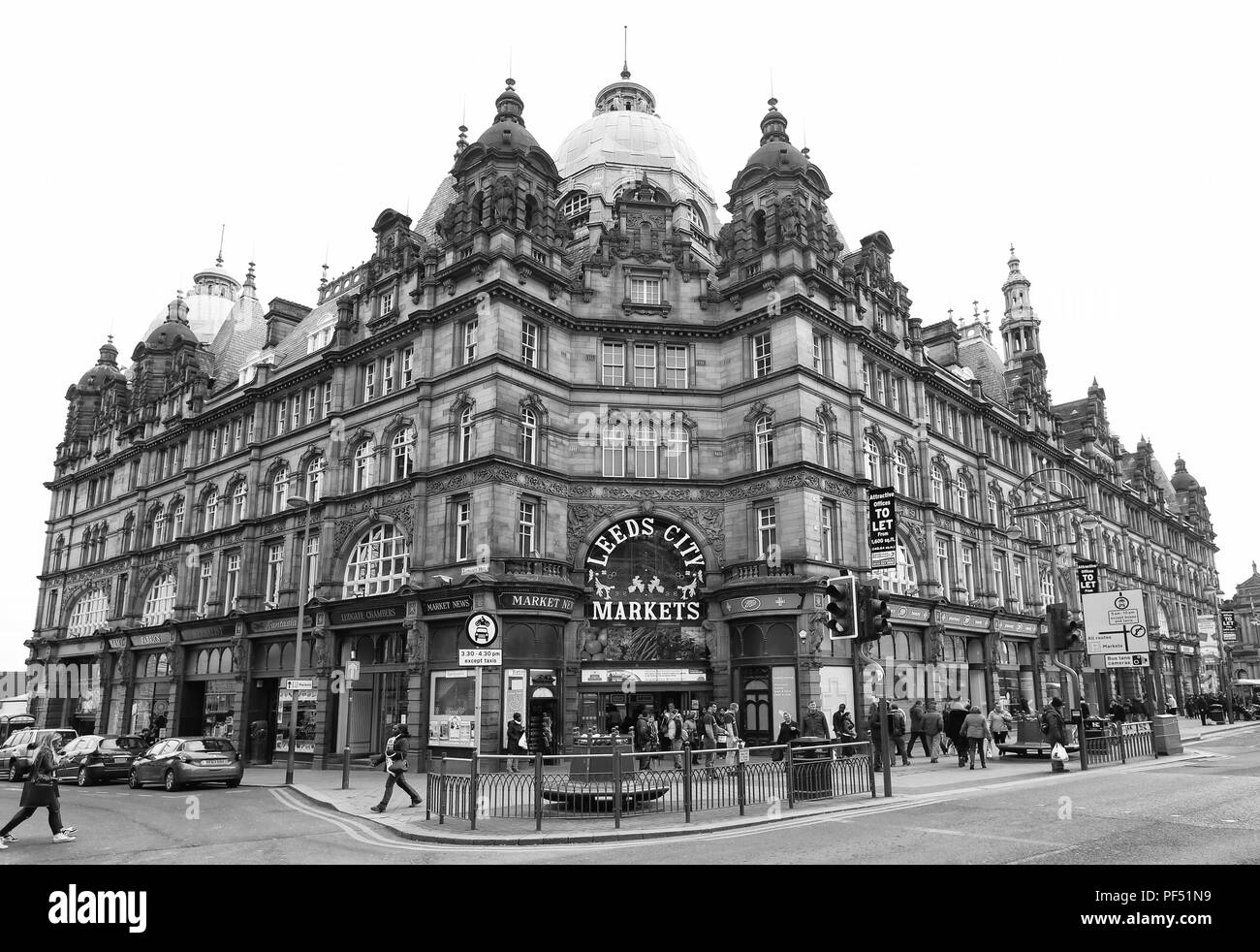 Marché de Leeds Banque D'Images