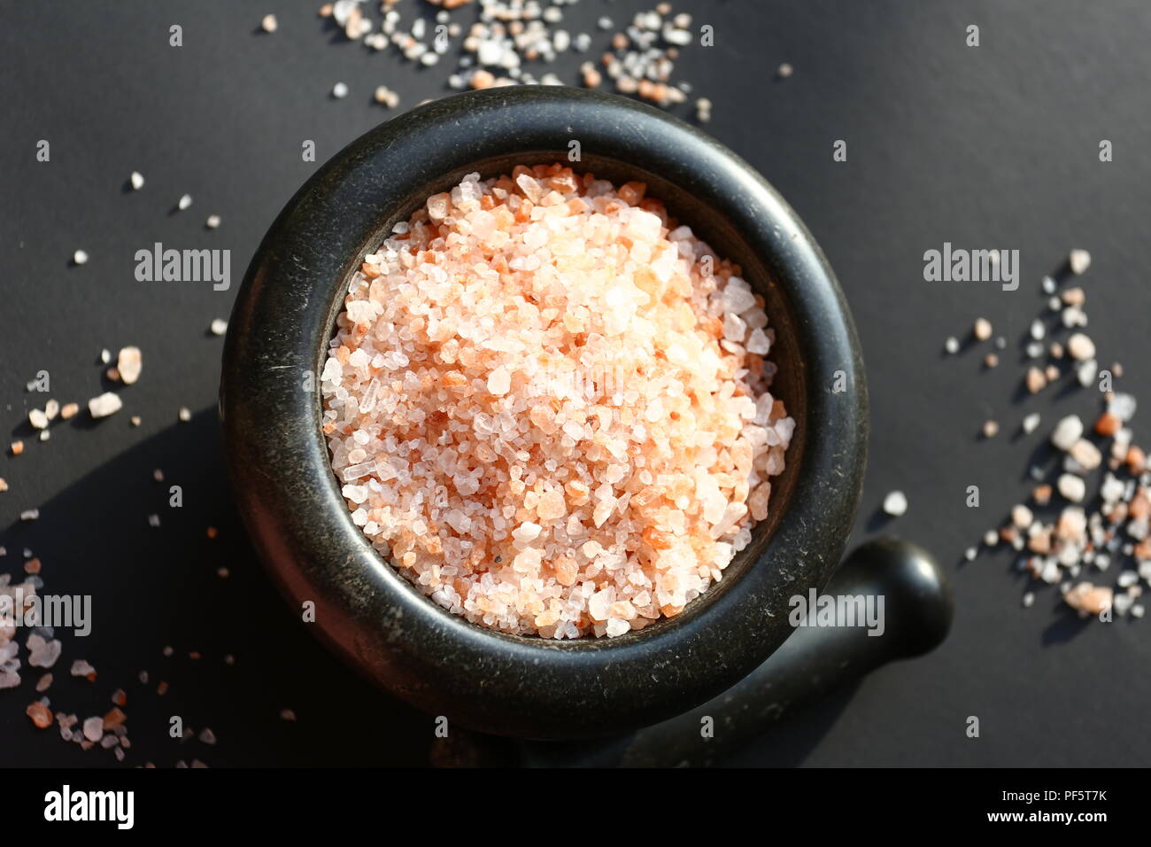 L'alimentation : Himalayan rock salt Banque D'Images