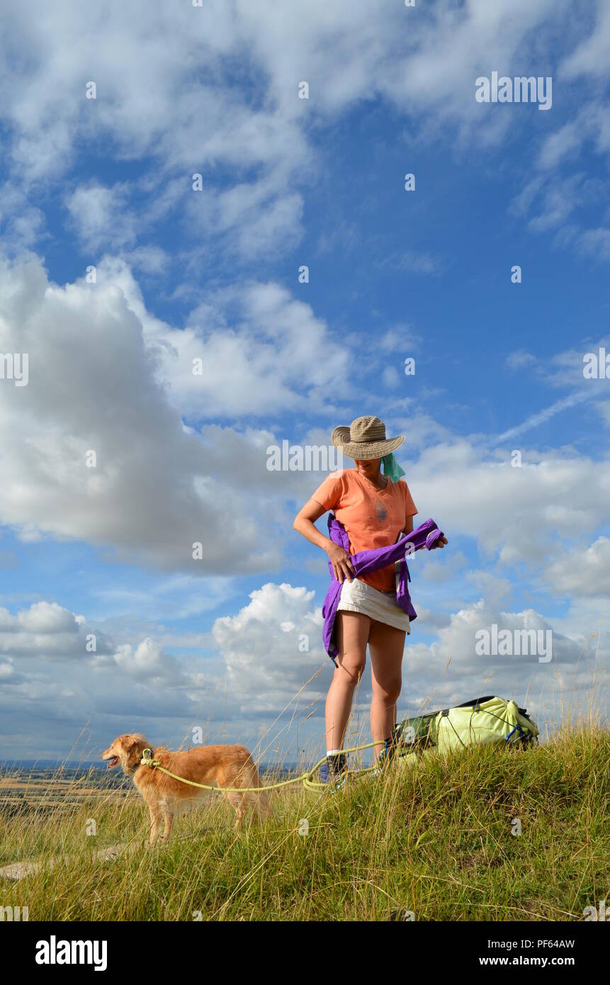 Uffington White Horse Banque D'Images