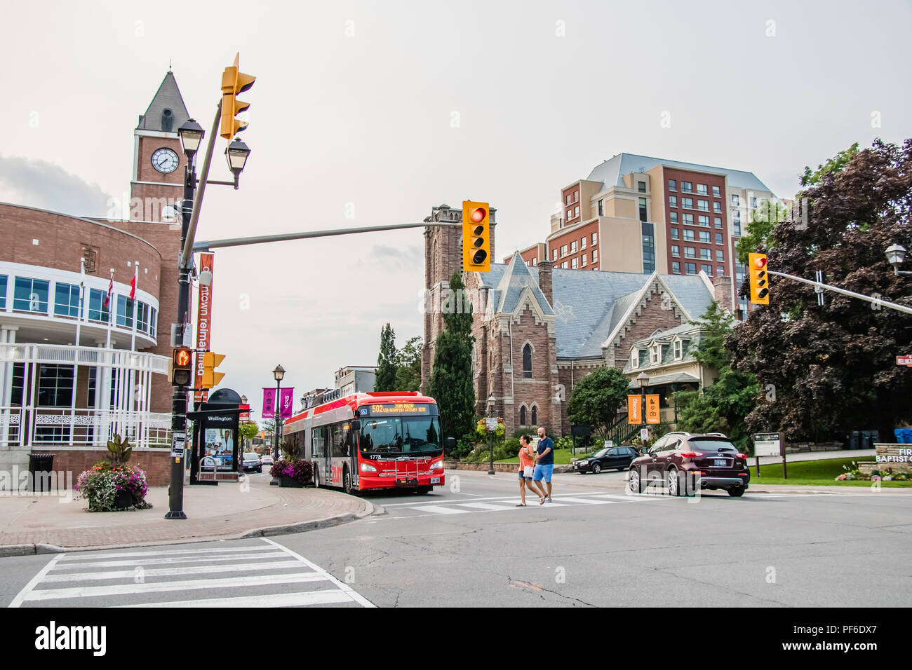Street à Brampton, en Ontario, canada Banque D'Images Street à Brampton, en Ontario, canada Banque D'Images