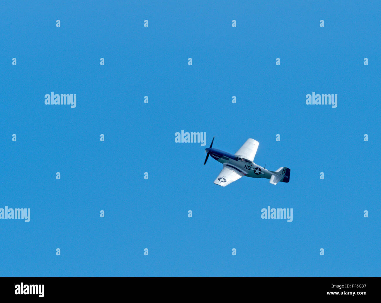 USAAF P FLAKP Eastbouurne d'avions de chasse à l'Airshow 2018 Banque D'Images