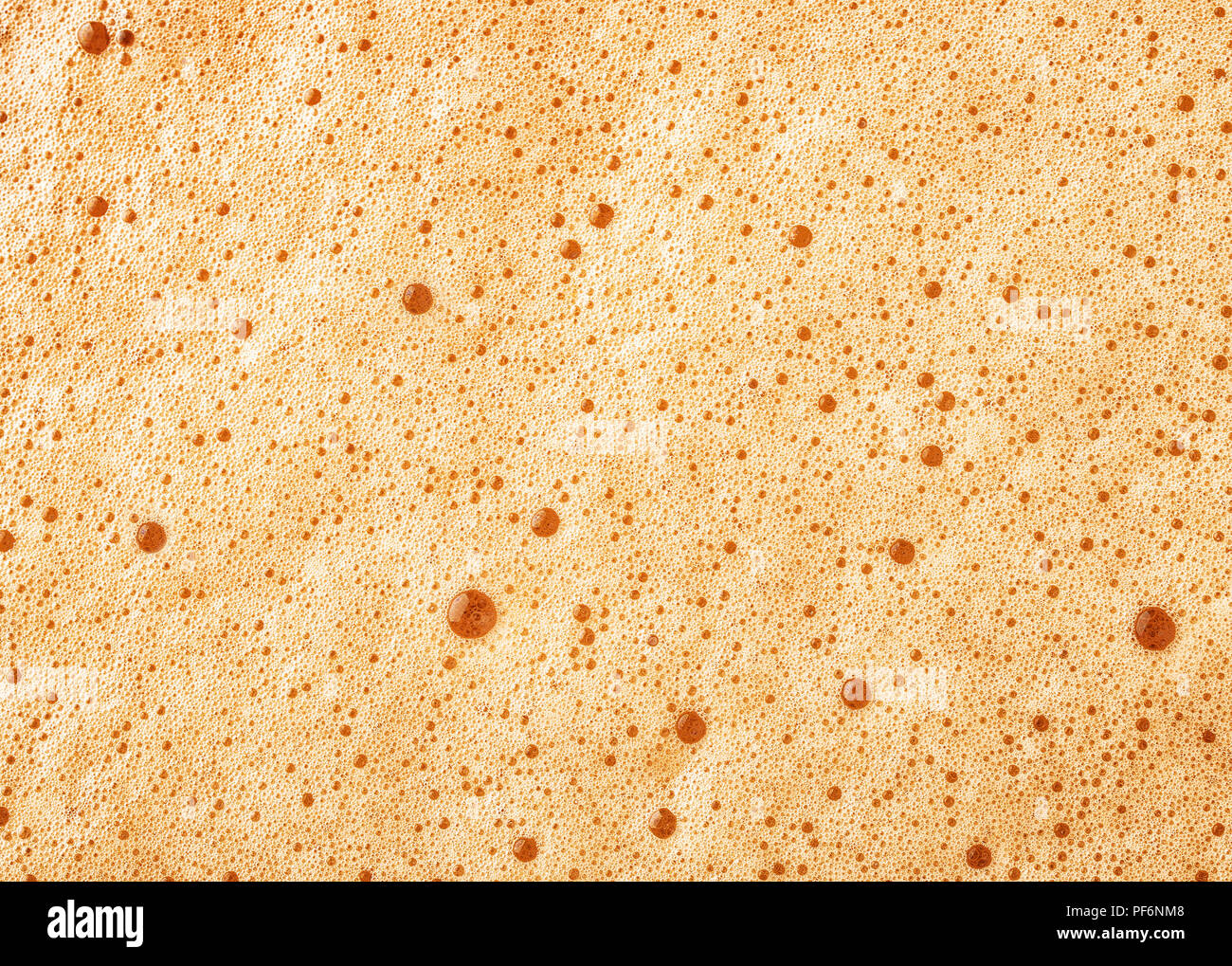 Close up of beer texture mousse Banque D'Images