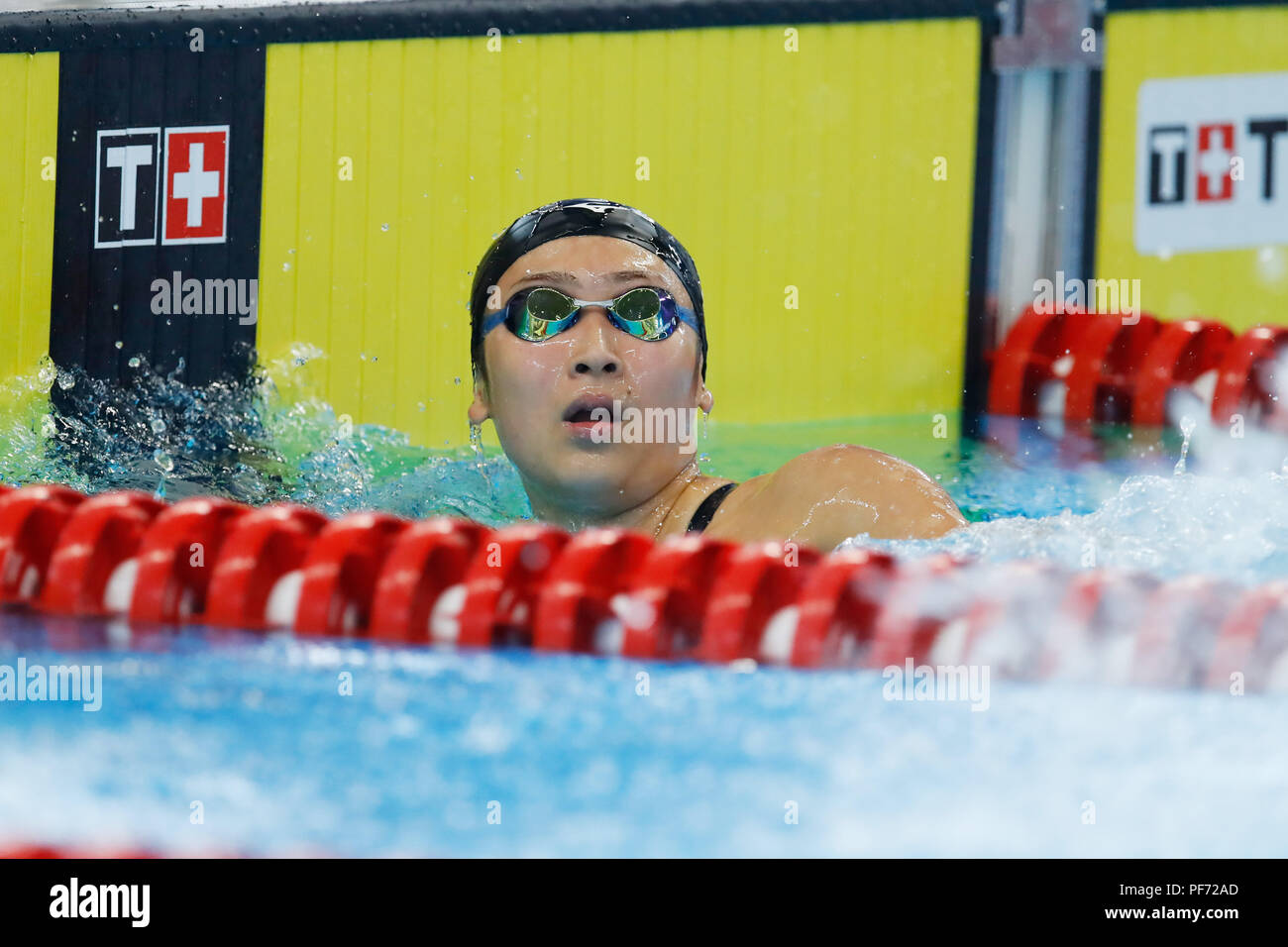 Jakarta, Indonésie. 20e Août, 2018. Rikako Ikee (JPN) Natation : 100m nage libre à chaleur Stade Bung from Centre aquatique pendant les Jeux asiatiques 2018 Palembang Jakarta à Jakarta, Indonésie . Credit : Naoki Morita/AFLO SPORT/Alamy Live News Banque D'Images