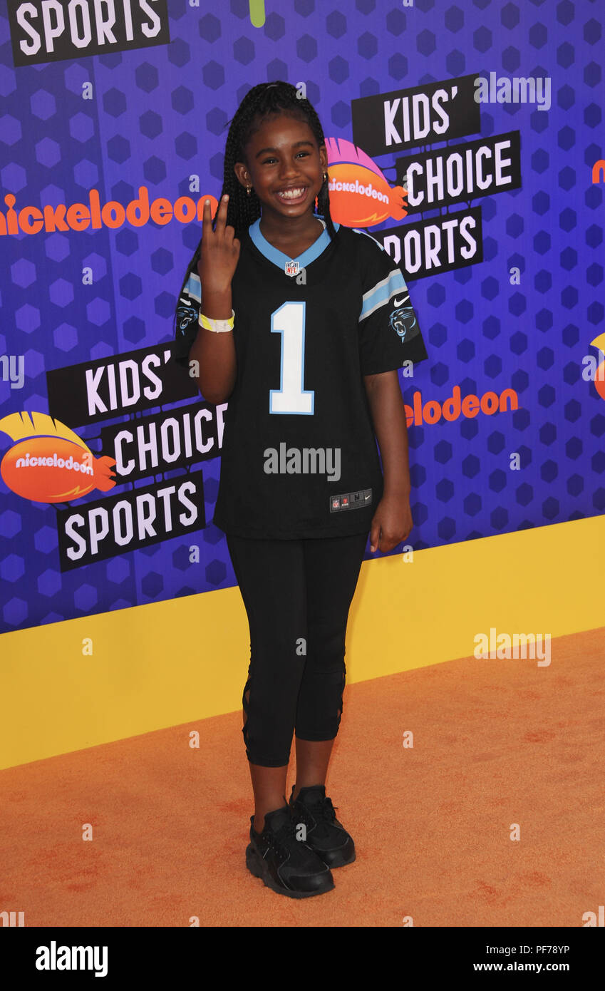 Nickelodeon Kids Choice Sports 2018 comprend : Daria Johns Où : Los Angeles, California, United States Quand : 20 juillet 2018 : Crédit/WENN.com Apega Banque D'Images