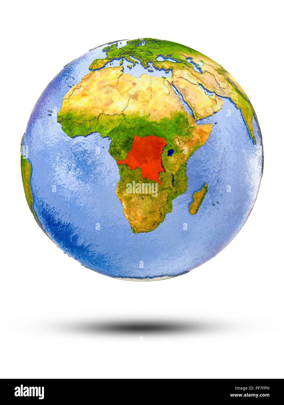 Carte du congo rdc Banque d'images détourées - Alamy