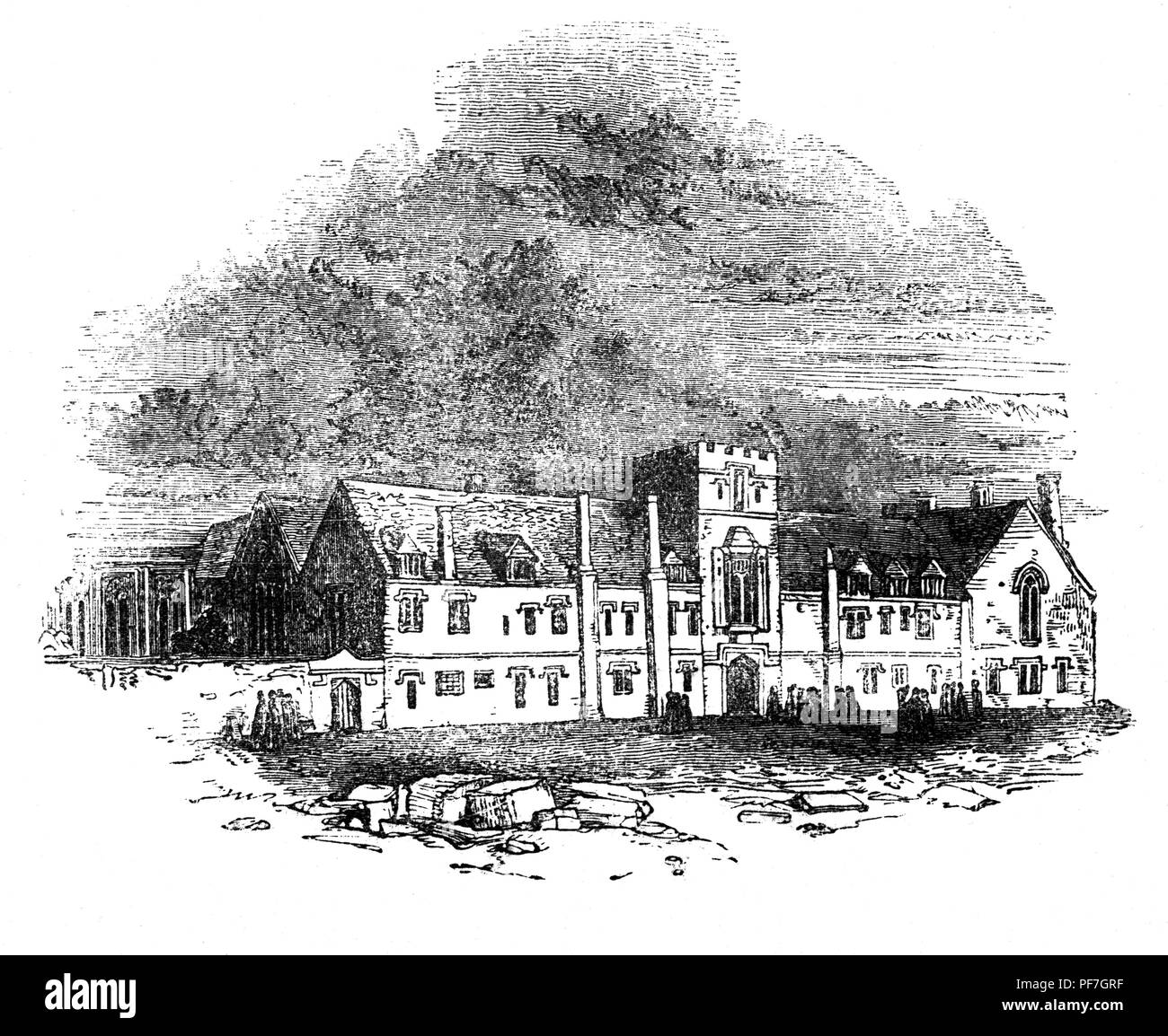 Au Balliol College est l'un des collèges de l'Université d'Oxford en Angleterre. Elle a été fondée en 1263 par John sur je de Balliol sous les conseils de l'évêque de Durham. Après sa mort en 1268, sa veuve Dervorguilla de Galloway (leurs fils et petit-fils est devenu chaque rois d'Écosse), a pris des dispositions pour assurer la permanence de l'ordre dans la capitale qu'elle avait donné en 1282 et le collège a formulé les lois, documents qui survivent à ce jour. Banque D'Images