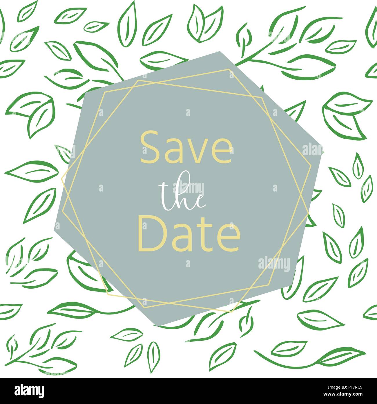 Invitation De Mariage Avec Fleurs Feuilles Tropicales Gerbe Geometrique Modele Vectoriel Pour Anniversaire Douche De Bebe Menu Flyer Banniere Avec La Calligraphie Image Vectorielle Stock Alamy