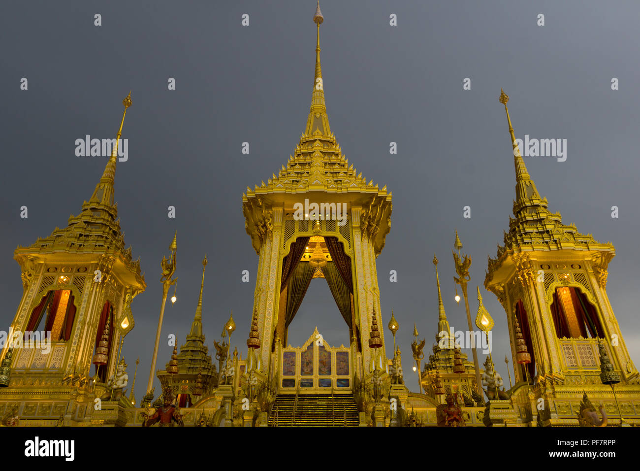 Bangkok, Thaïlande - 20 Nov 2017:La crémation royale pour Sa Majesté le Roi Bhumibol Adulyadej. Banque D'Images