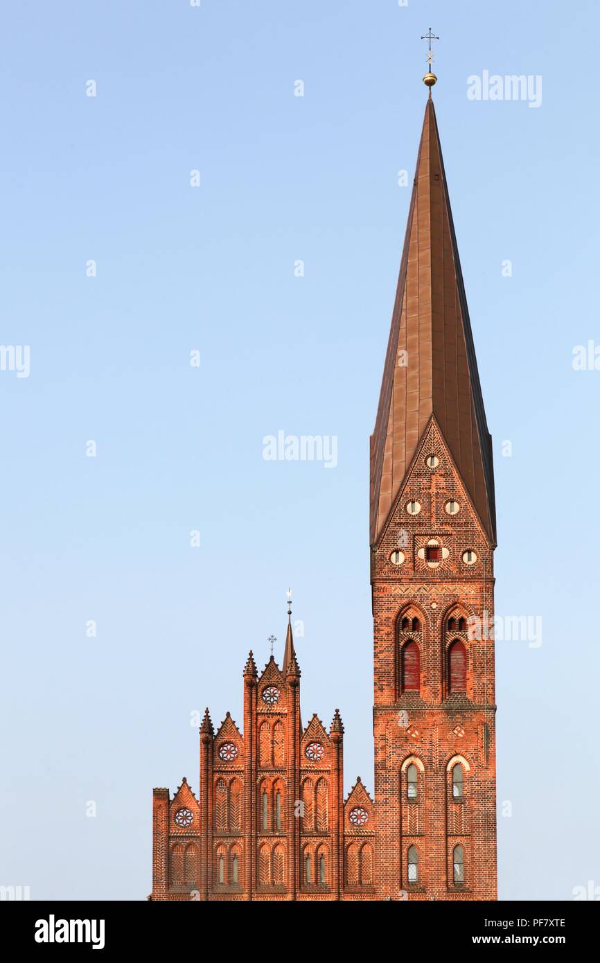 L'église de Saint Alban à Odense, Danemark Banque D'Images