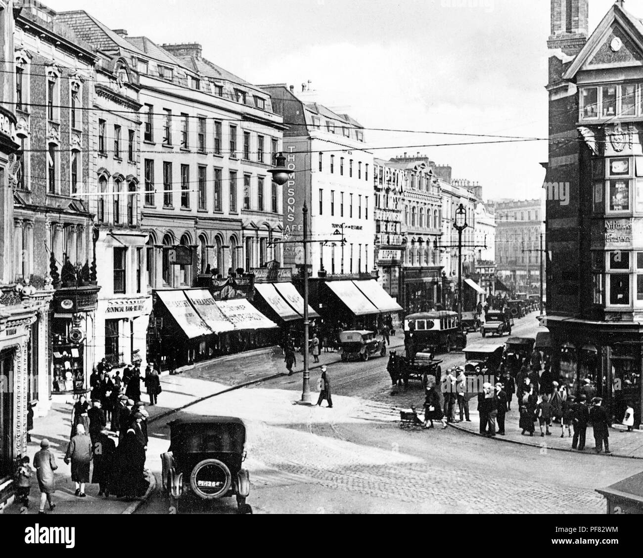 Patrick Street, Cork, Irlande, début des années 1900 Banque D'Images