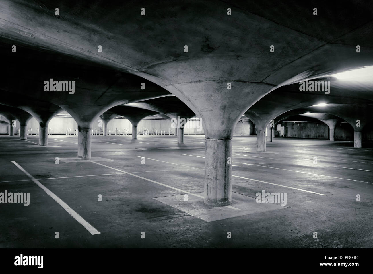 L'Université de Melbourne (pelouse Sud) Parking souterrain Banque D'Images