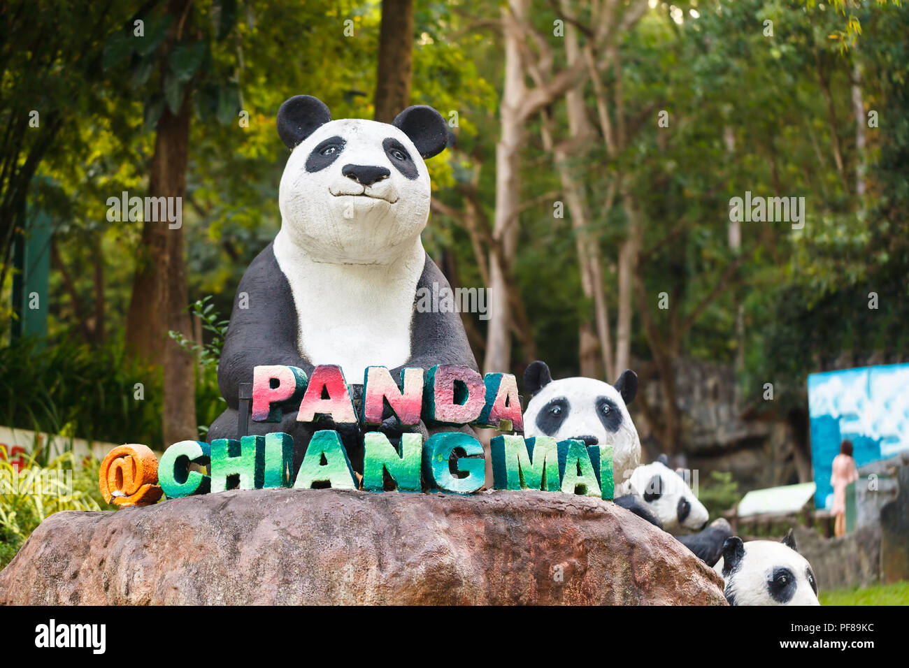 Le zoo de Chiang Mai, Thaïlande Banque D'Images