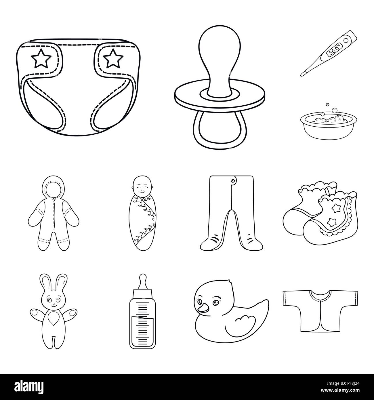 Naissance D Un Bebe Contours Icones De Collection Set Pour La Conception Les Nouveau Nes Et Le Symbole Vecteur Illustration Stock D Accessoires Image Vectorielle Stock Alamy Naissance D Un Bebe Contours Icones De Collection Set Pour La Conception Les Nouveau Nes Et Le Symbole Vecteur Illustration Stock D Accessoires Image Vectorielle Stock Alamy