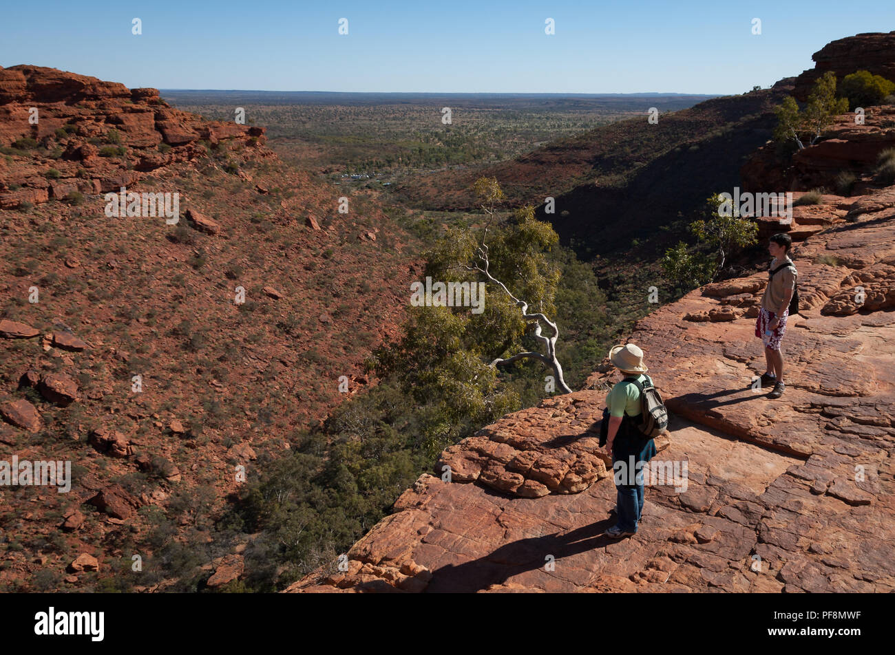 King's Canyon, Territoires du Nord, Australie Banque D'Images