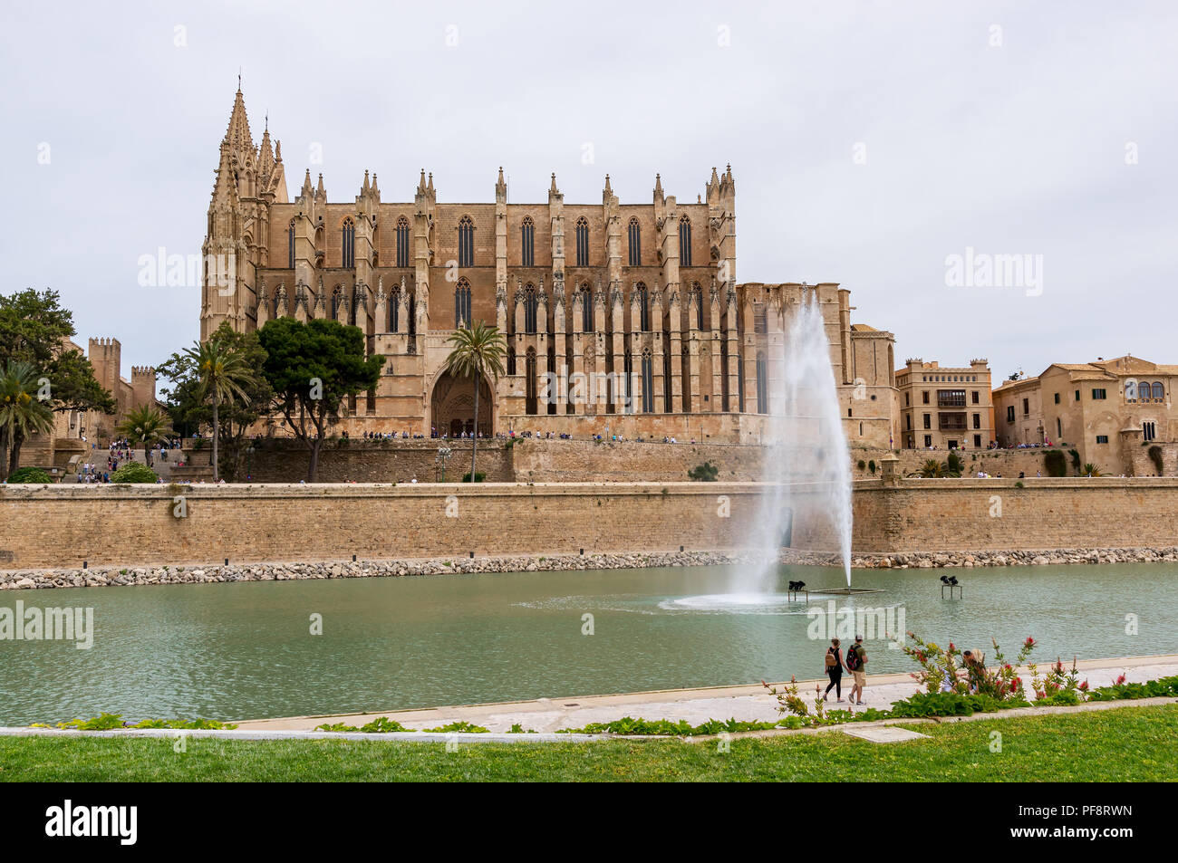 La Seu, la cathédrale de Palma de Majorque - Iles Baléares, Espagne Banque D'Images