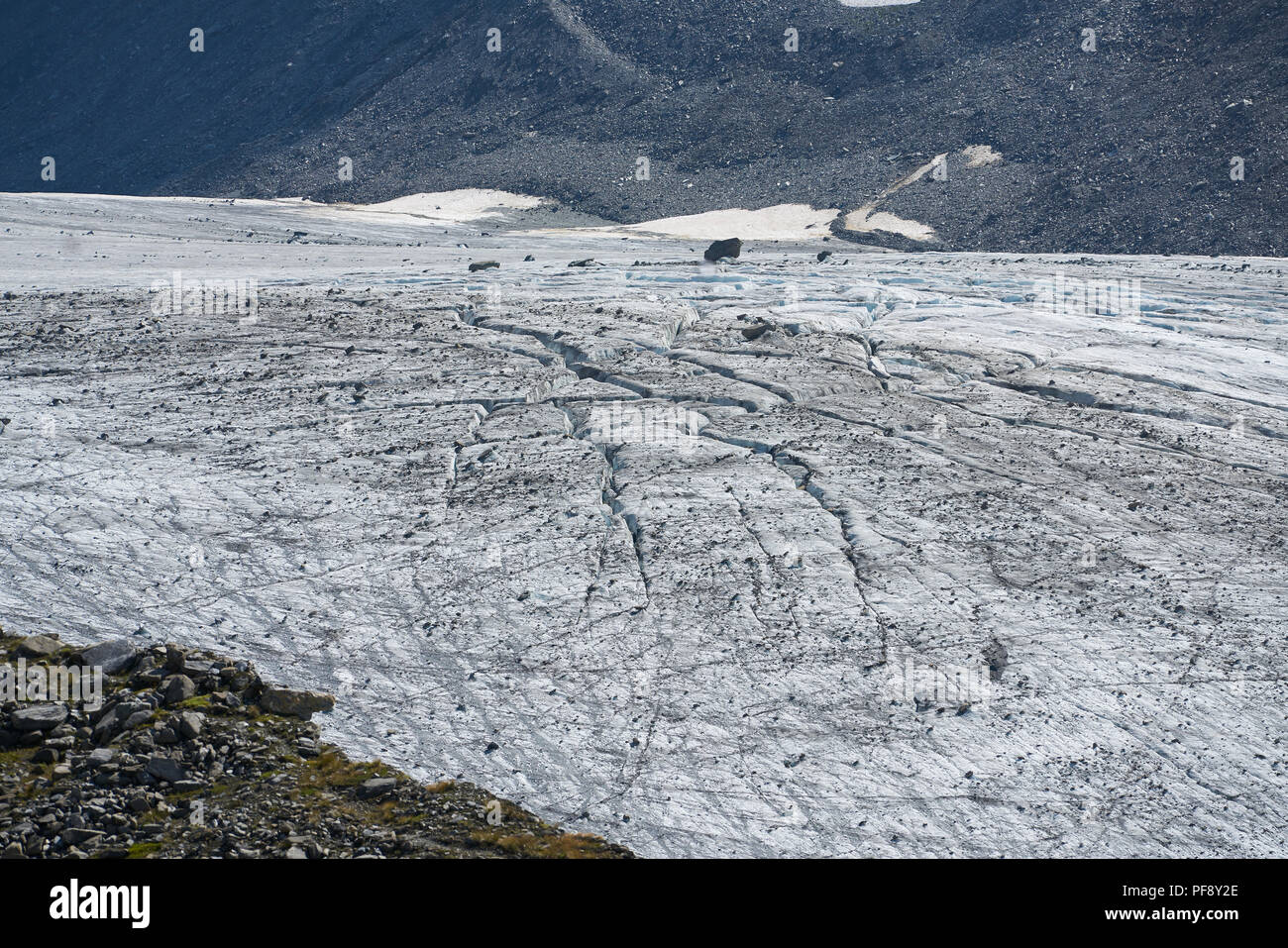 Glacier de Corbassière, Suisse, Valais, Valais, Europe Banque D'Images