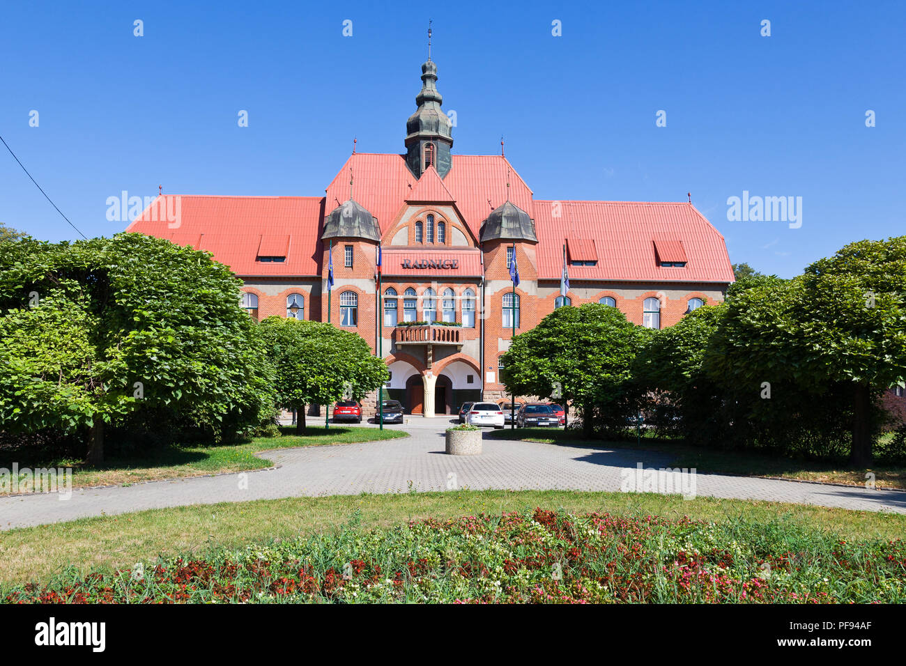 Radnice, Vítkovice, Ostrava, Moravskoslezský kraj, Česká republika / Mairie, Vitkovice, district de la ville d'Ostrava, en Moravie du Nord, République Tchèque Banque D'Images