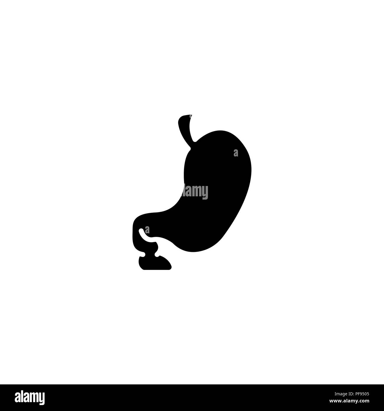 L'icône Web. Ventre noir sur fond blanc Illustration de Vecteur