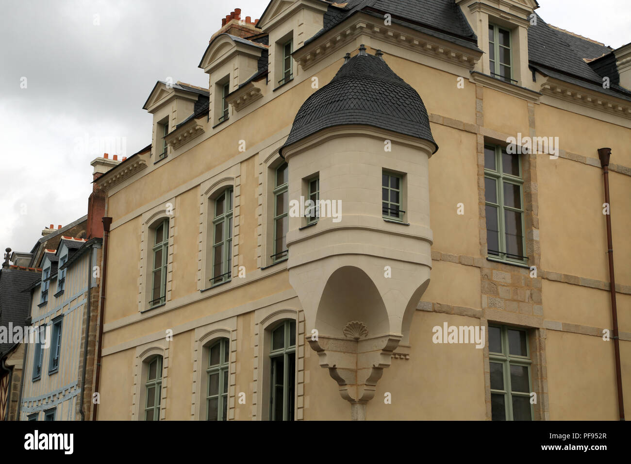 Hôtel Francheville dans Rue Noe, Vannes, Morbihan, Bretagne, France Banque D'Images