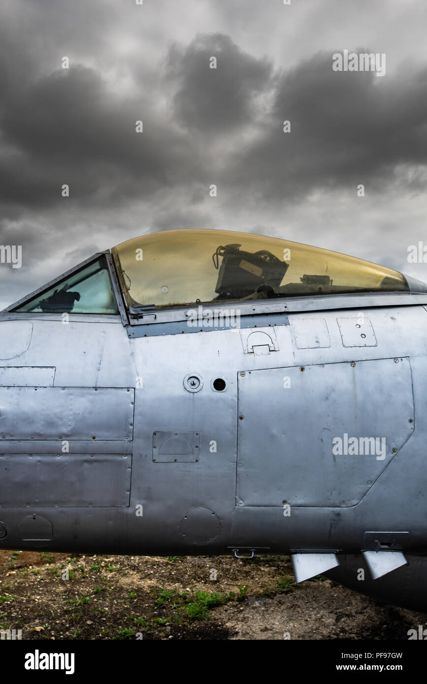 Le Gloster Meteor a été le premier chasseur à réaction britannique et les avions à réaction uniquement pour réaliser les opérations de combat pendant la Seconde Guerre mondiale. Le M Banque D'Images