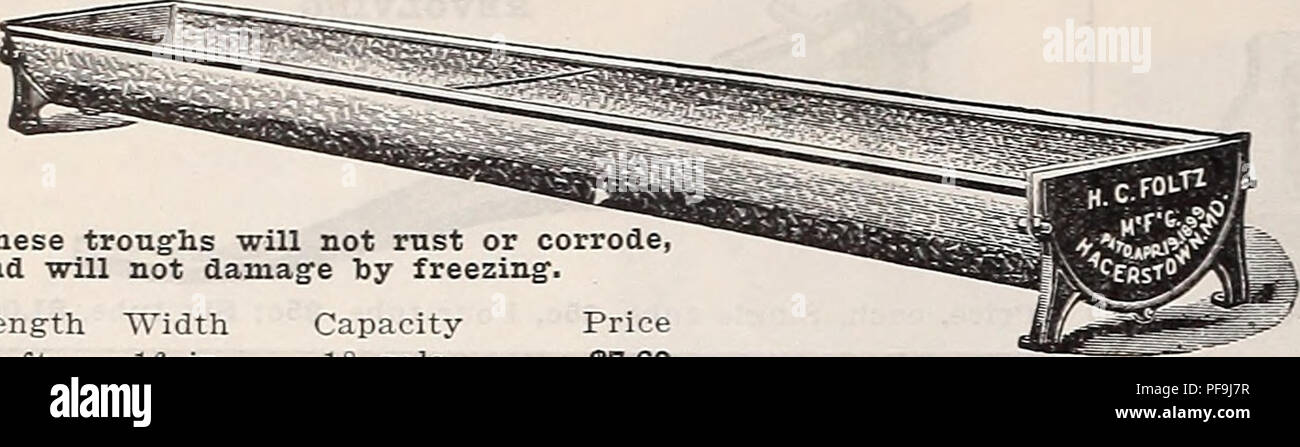 Ce catalogue anniversaire célèbre le 75e anniversaire de Griffith & Turner Co., avec des outils de jardinage, des outils agricoles et divers fournitures de jardinage. Le catalogue comprend des auges en acier galvanisé et d'autres articles essentiels pour les agriculteurs et les jardiniers. Banque D'Images