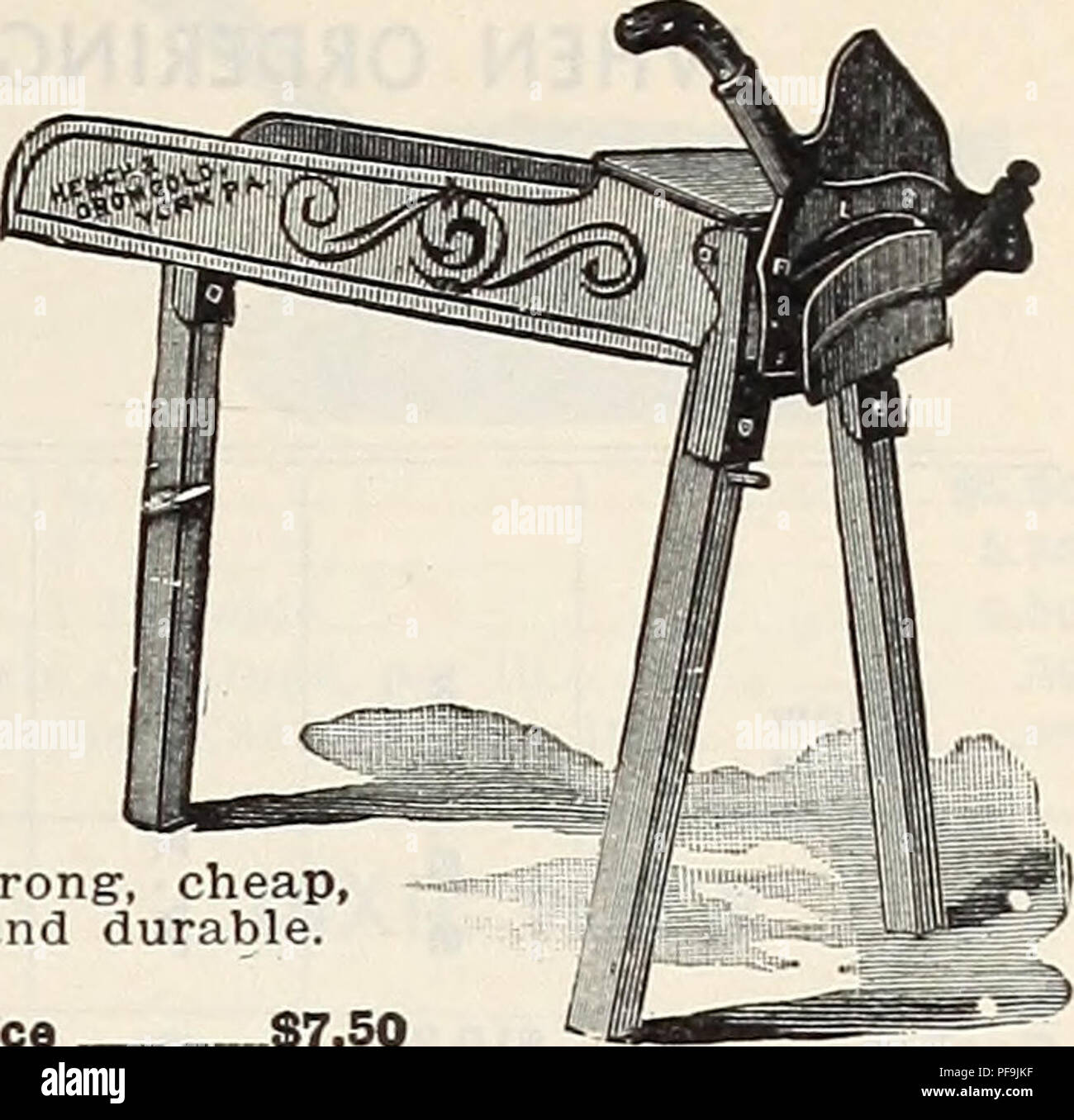 . 75e anniversaire du jubilé de diamant. Matériel et fournitures de jardinage ; instruments agricoles Catalogues Catalogues ; catalogues ; graines bulbes (plantes) ; Catalogues Catalogues Catalogues Légumes, Fleurs. La herse combinée et le cultivateur 14-dent avec poignée extérieure accolades et Roue Prix Collier, sans levier.. Prix, avec levier ..$7,00 8,00 - MARYLAND COUPEUSE À LEVIER Prix. Bon marché, solide et durable. 7,50 $ PELLE CHASSE-NEIGE. Veuillez noter que ces images sont extraites de la page numérisée des images qui peuvent avoir été retouchées numériquement pour plus de lisibilité - coloration et l'aspect de ces illustrations ne peut pas parfaitement Banque D'Images