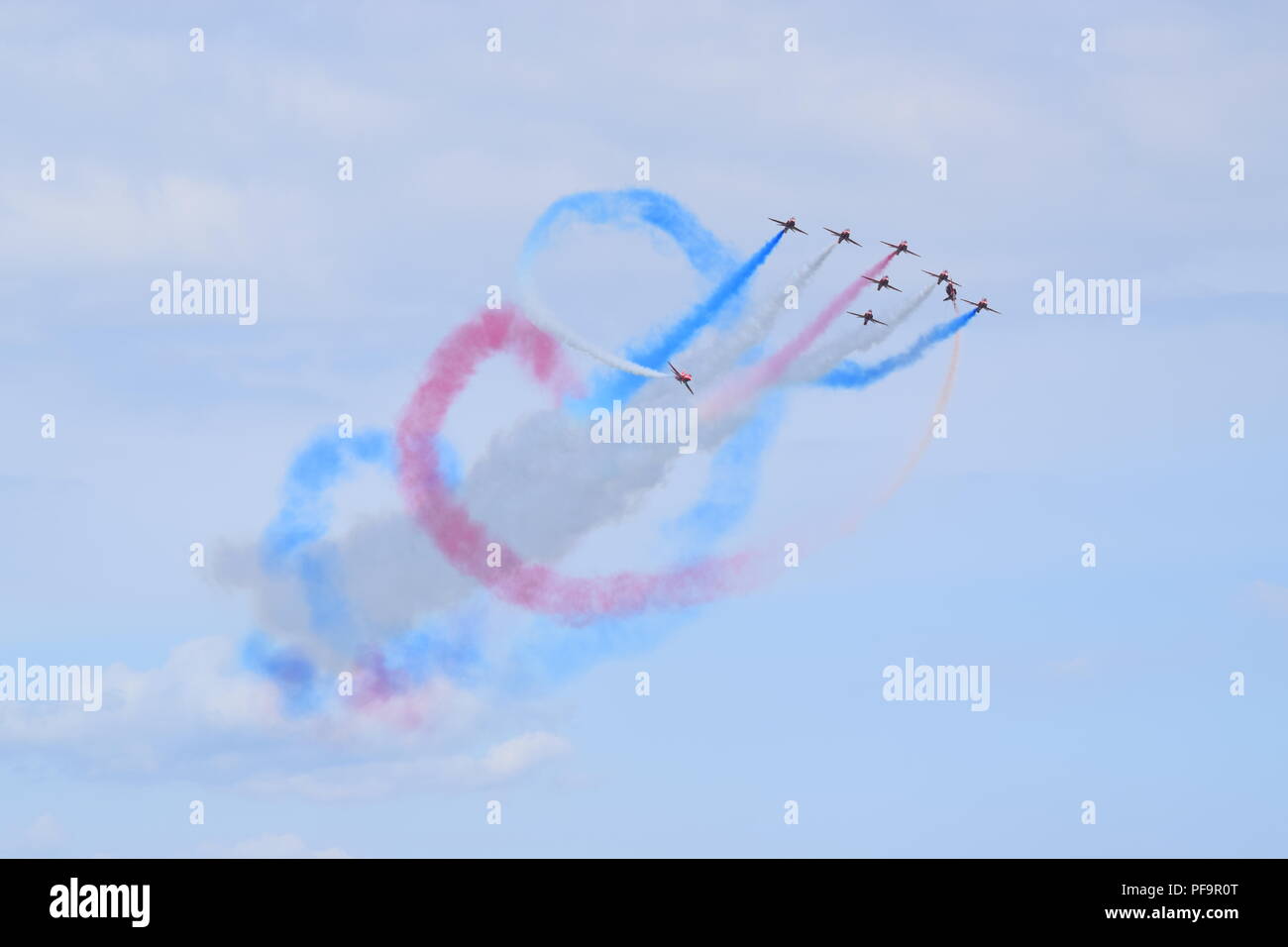 Airshow 2018 Eastbourne flèches rouges (2 de 2) Banque D'Images