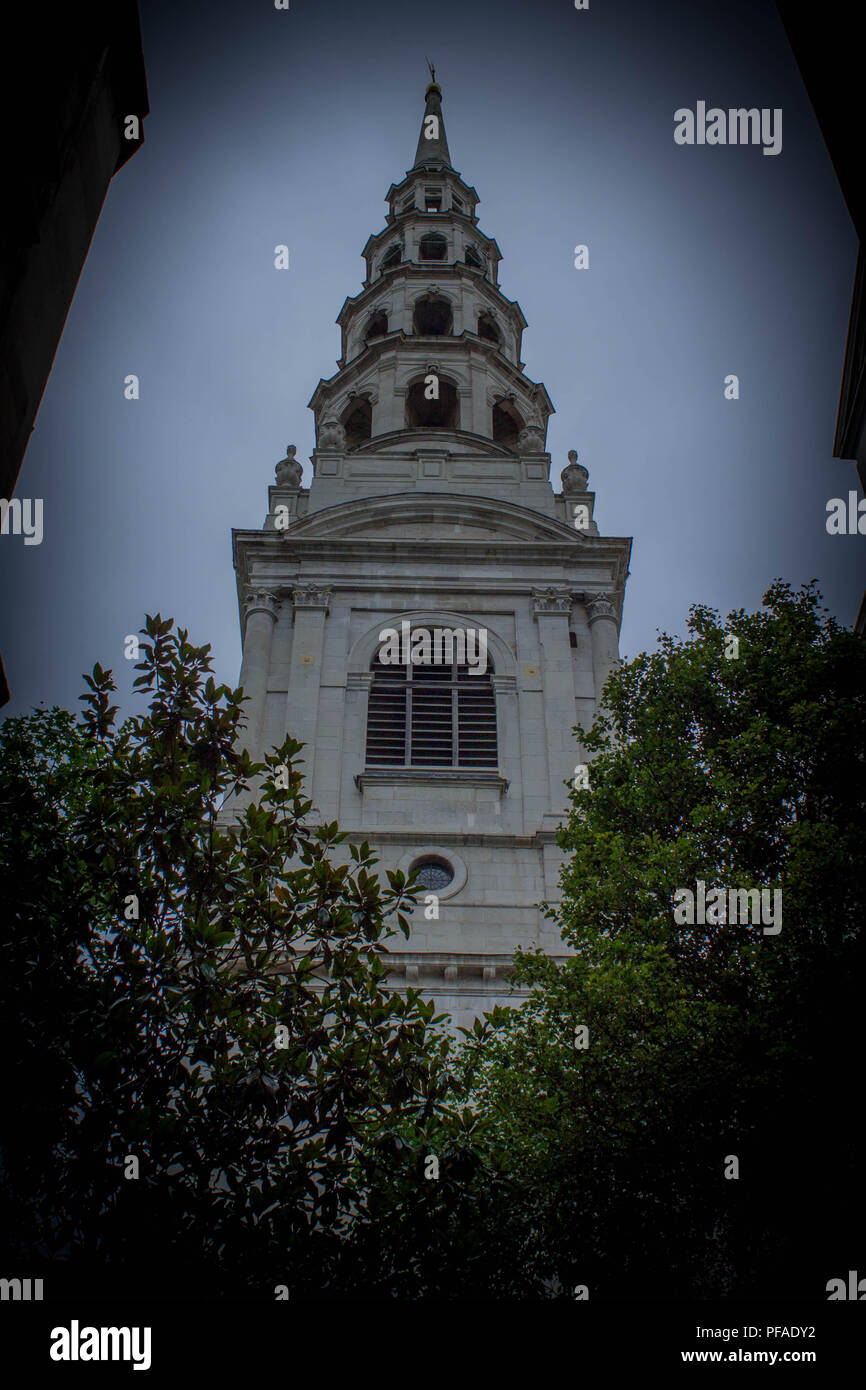 Une cathédrale centre-ville de London Banque D'Images