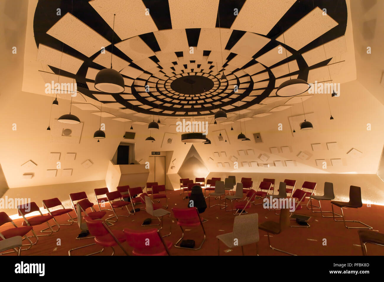 San Francisco, Californie - 17 août 2018 : Audium Sound-Sculptured Théâtre de l'espace. Banque D'Images