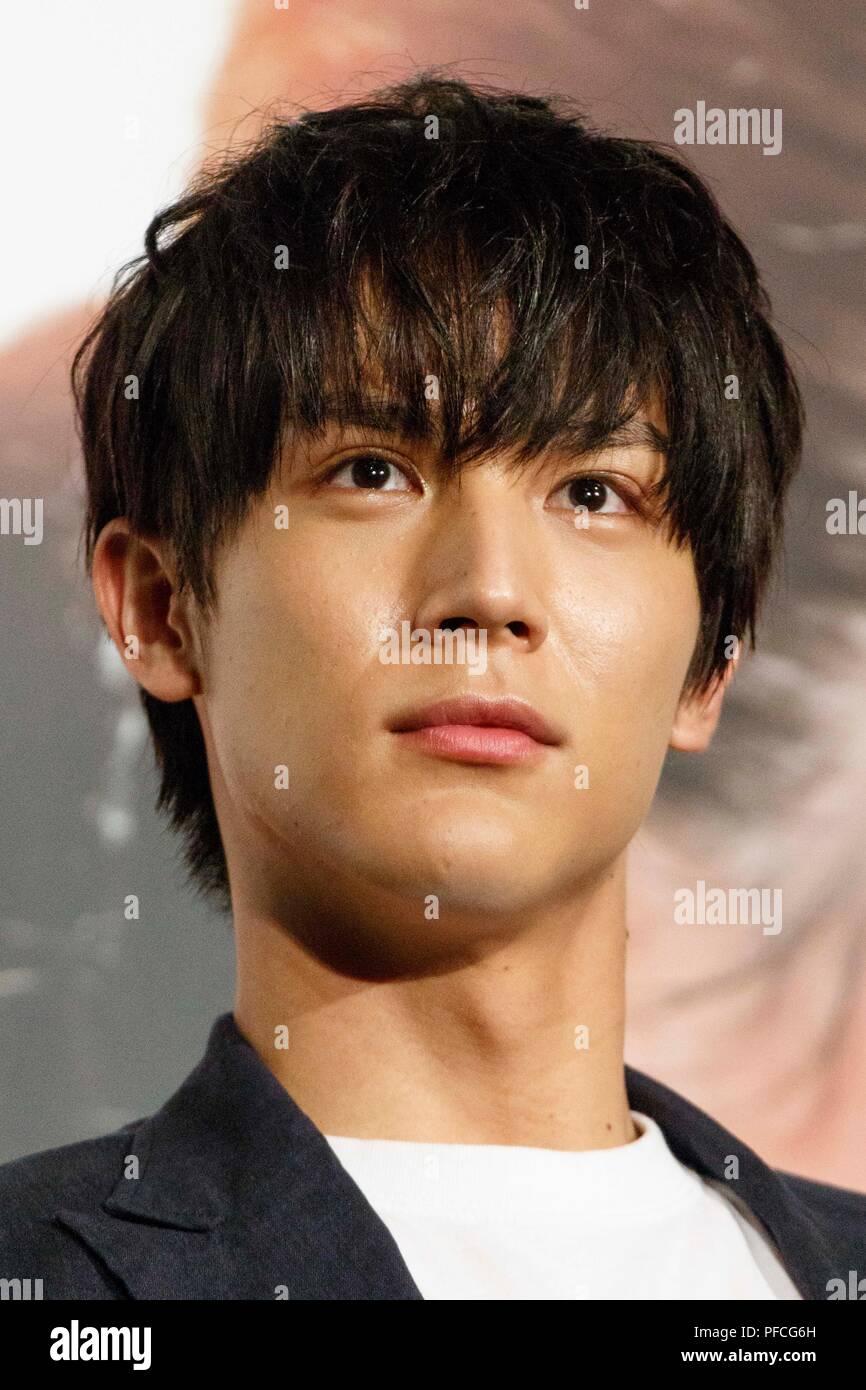 Tokyo, Japon. 21 août, 2018. Acteur japonais Taishi Nakagawa assiste à un ventilateur spécial pour le film Ant-Man réunion et la Guêpe le 21 août 2018, Tokyo, Japon. Les acteurs qui s'est rendu au Japon pour promouvoir la suite Ant-Man qui sortira au Japon le 31 août. Credit : Rodrigo Reyes Marin/AFLO/Alamy Live News Banque D'Images