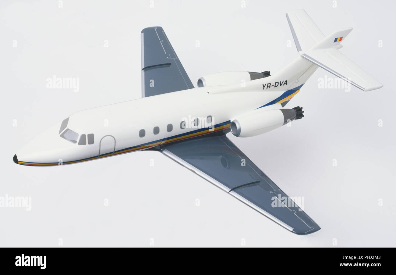 Un Bae 125 moyennes entreprises entreprise jet avec les ailes gris et le nom de Grivco airlines sur le fuselage, de l'aérospatiale 125 - 600 Banque D'Images