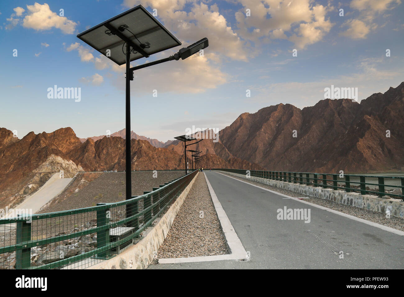 Barrage de Hatta à Dubaï Banque D'Images