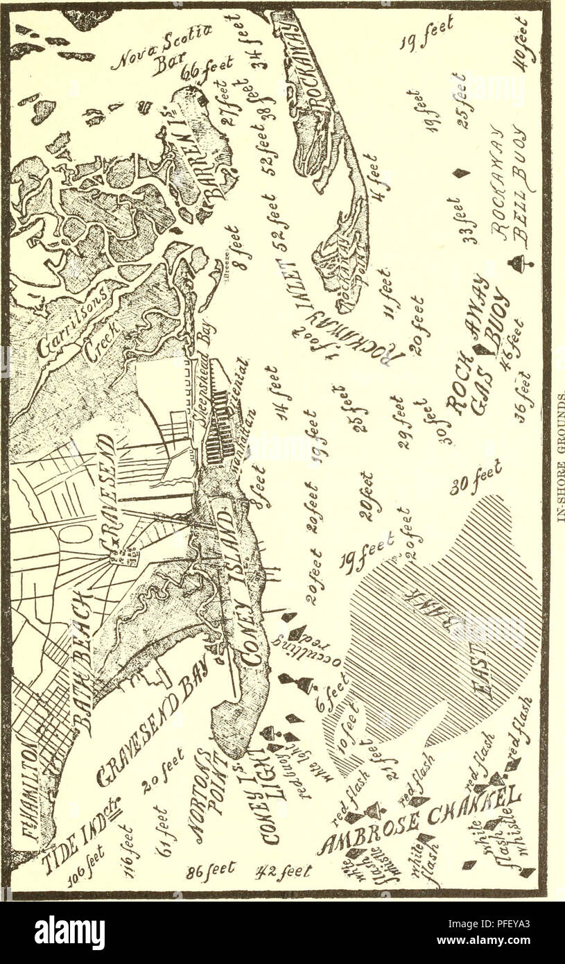 . Lieux de pêche en haute mer. La pêche, la pêche. . Veuillez noter que ces images sont extraites de la page numérisée des images qui peuvent avoir été retouchées numériquement pour plus de lisibilité - coloration et l'aspect de ces illustrations ne peut pas parfaitement ressembler à l'œuvre originale.. Muller, Julius Washington, 1867- [from old catalog] ; Knowlson, Arthur, [from old catalog] coauteur. Brooklyn, N. Y. , Knowlson &AMP ; Muller Banque D'Images