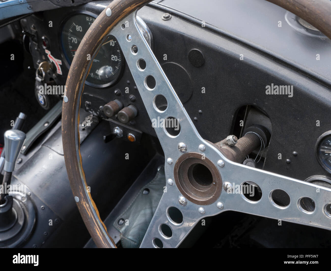 1956 Jaguar D Type XKSS713 603. Ecurie Ecosse 2e voiture de l'équipe en 1957 24 heures du Mans Banque D'Images