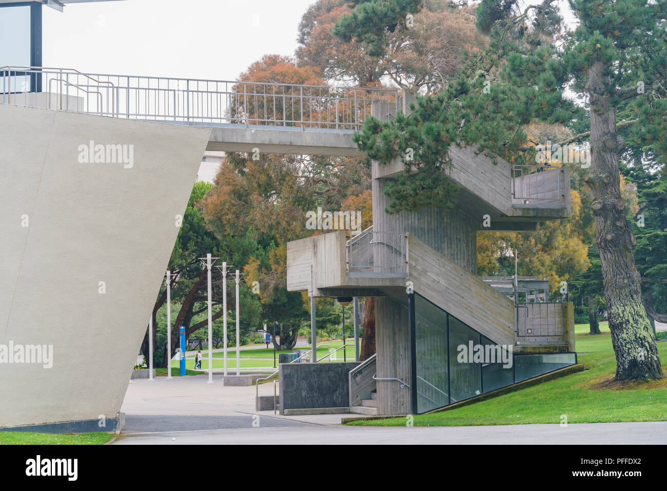 San Francisco, AUG 17 : Vue extérieure de la San Francisco State University le Août 17, 2018 à San Francisco, Californie Banque D'Images