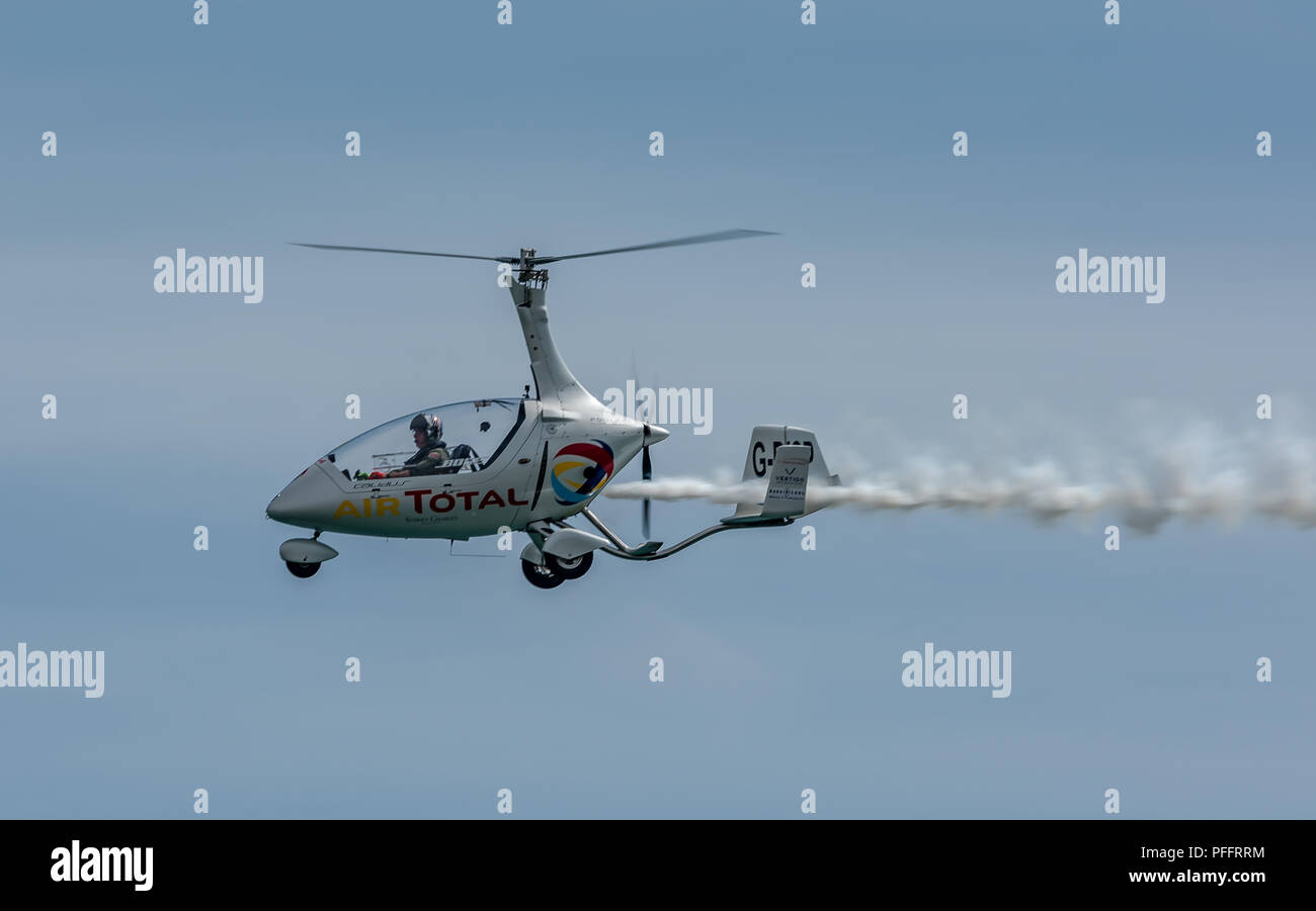 Des hélicoptères à Eastbourne 21-07-2013 Banque D'Images