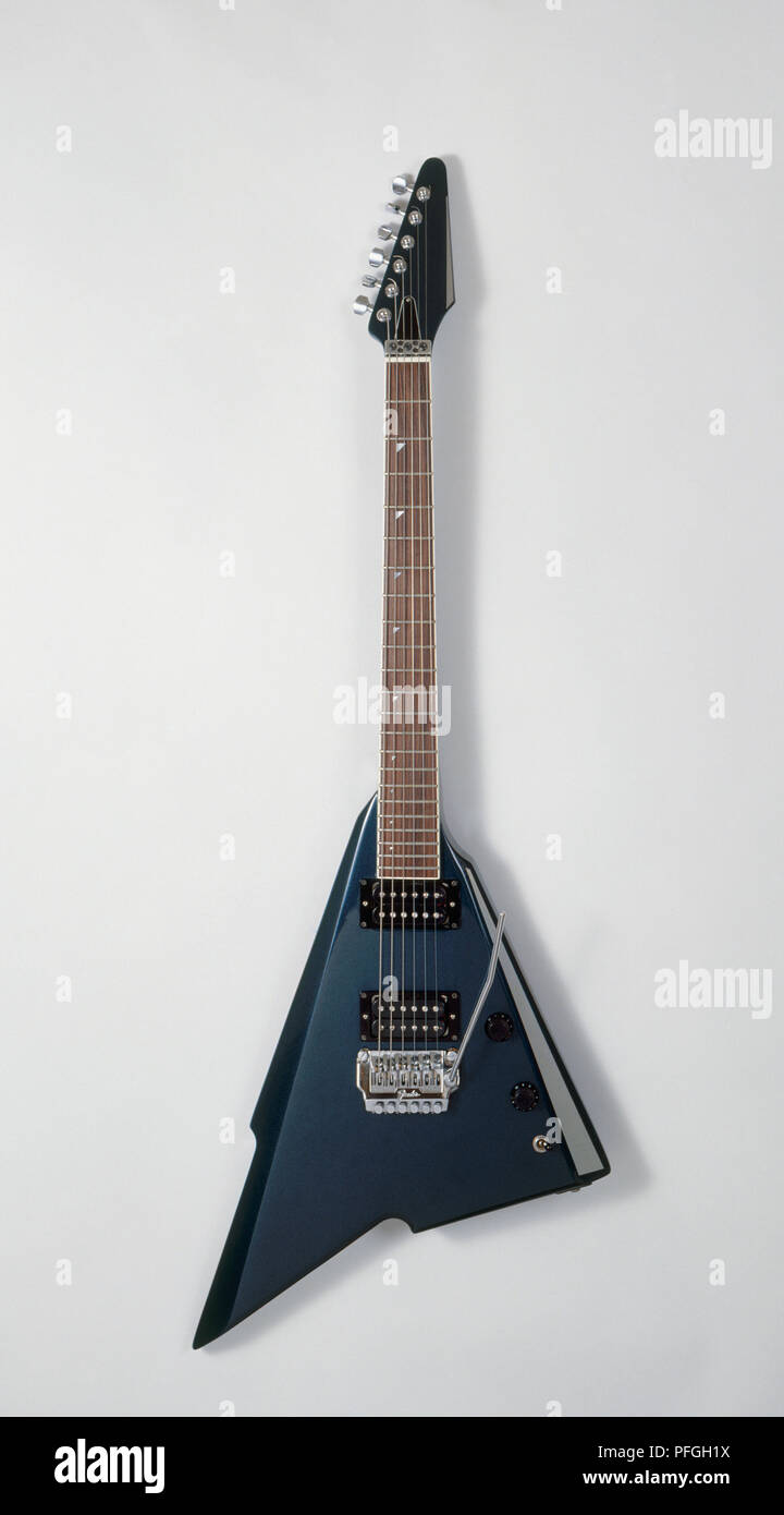 Katana aile triangulaire, guitare électrique, 1985, front view Photo Stock  - Alamy