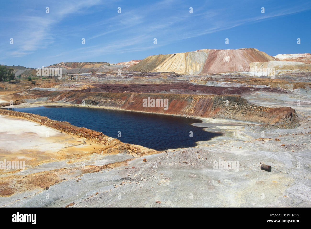 L'Espagne, Huelva et Séville, les mines de Riotinto, Sierra de Aracena. Banque D'Images