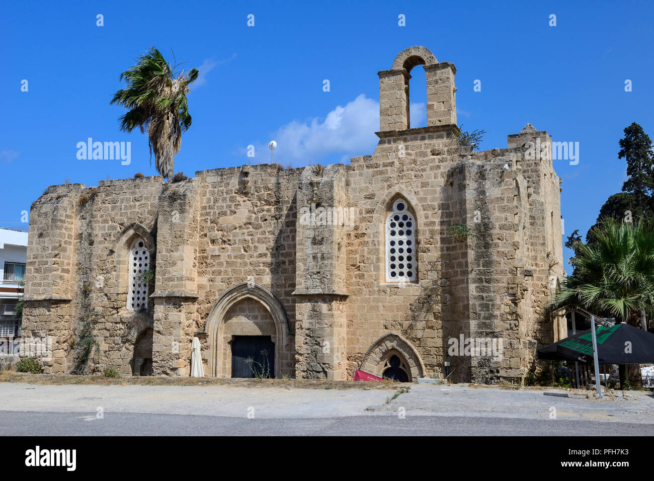 Lits 1 églises des Templiers et Chevaliers hospitalier dans la vieille ville de Famagouste (Gazimagusa) dans la République turque de Chypre du Nord Banque D'Images