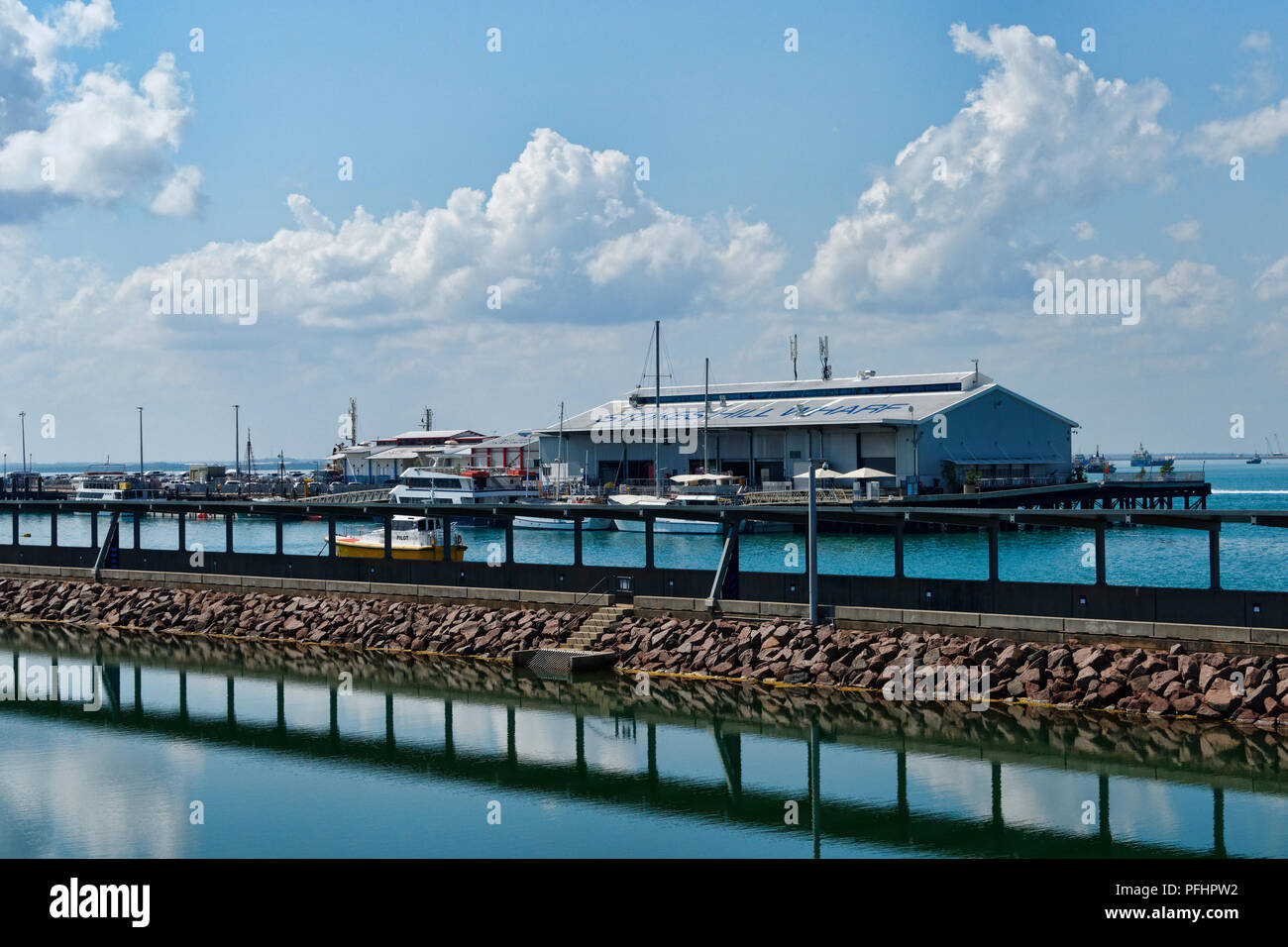 Stokes Hill Wharf, Darwin, Territoire du Nord, Australie Banque D'Images