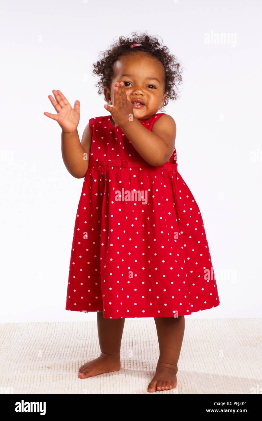 Robe rouge bebe sale