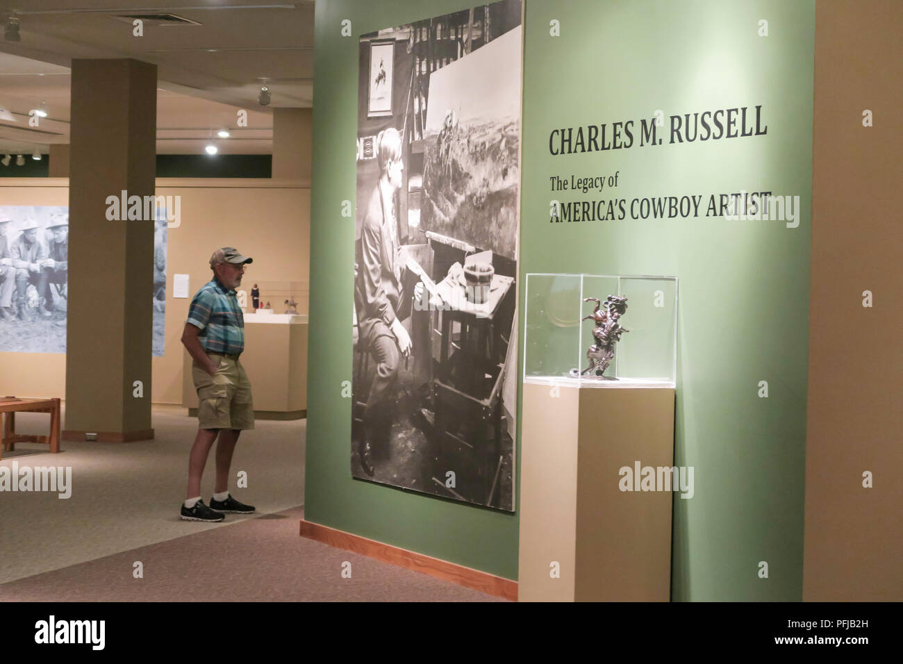 C.M. Musée de Russell est à Great Falls, Montana, USA Banque D'Images