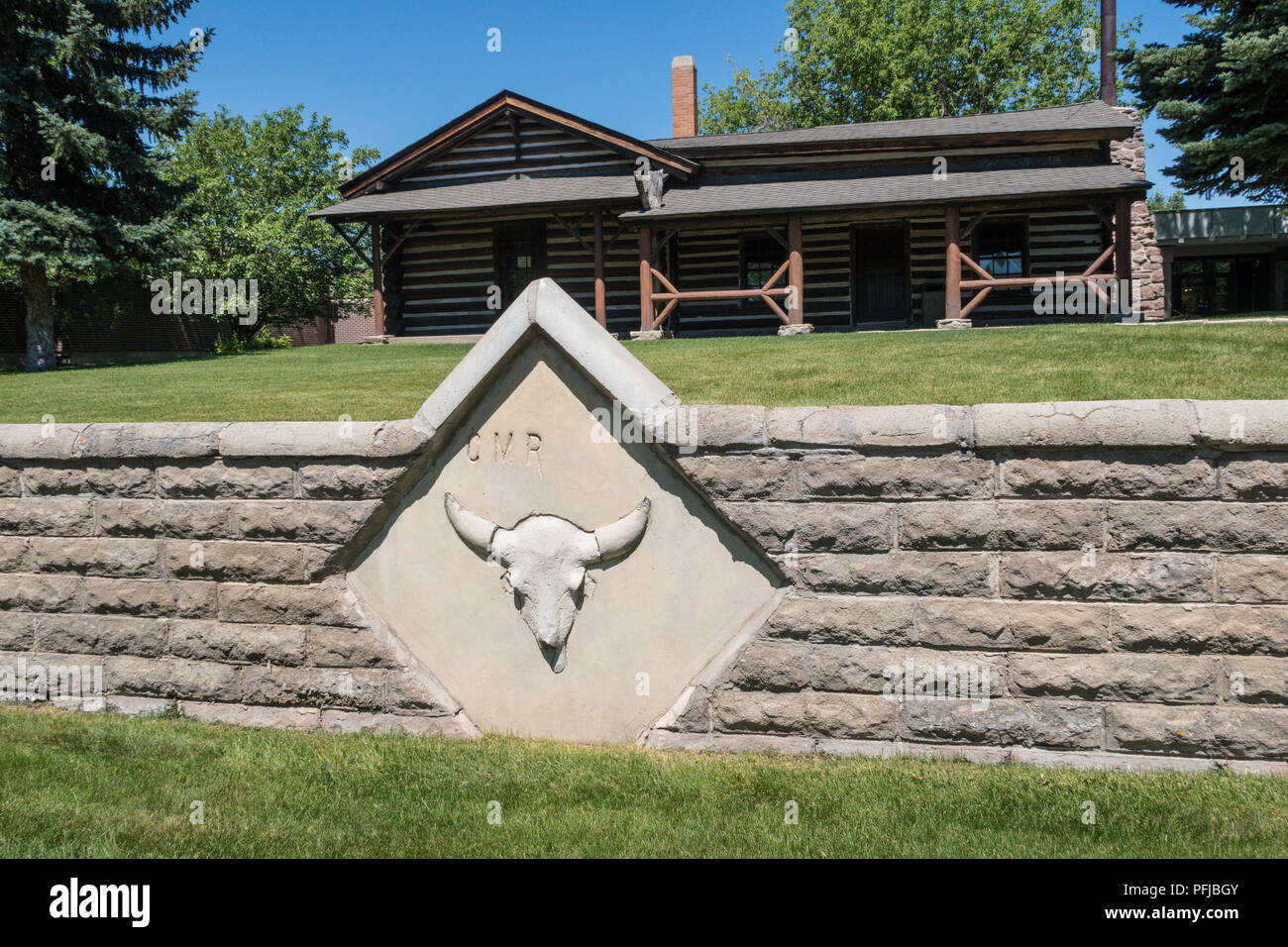 C.M. Musée de Russell est à Great Falls, Montana, USA Banque D'Images