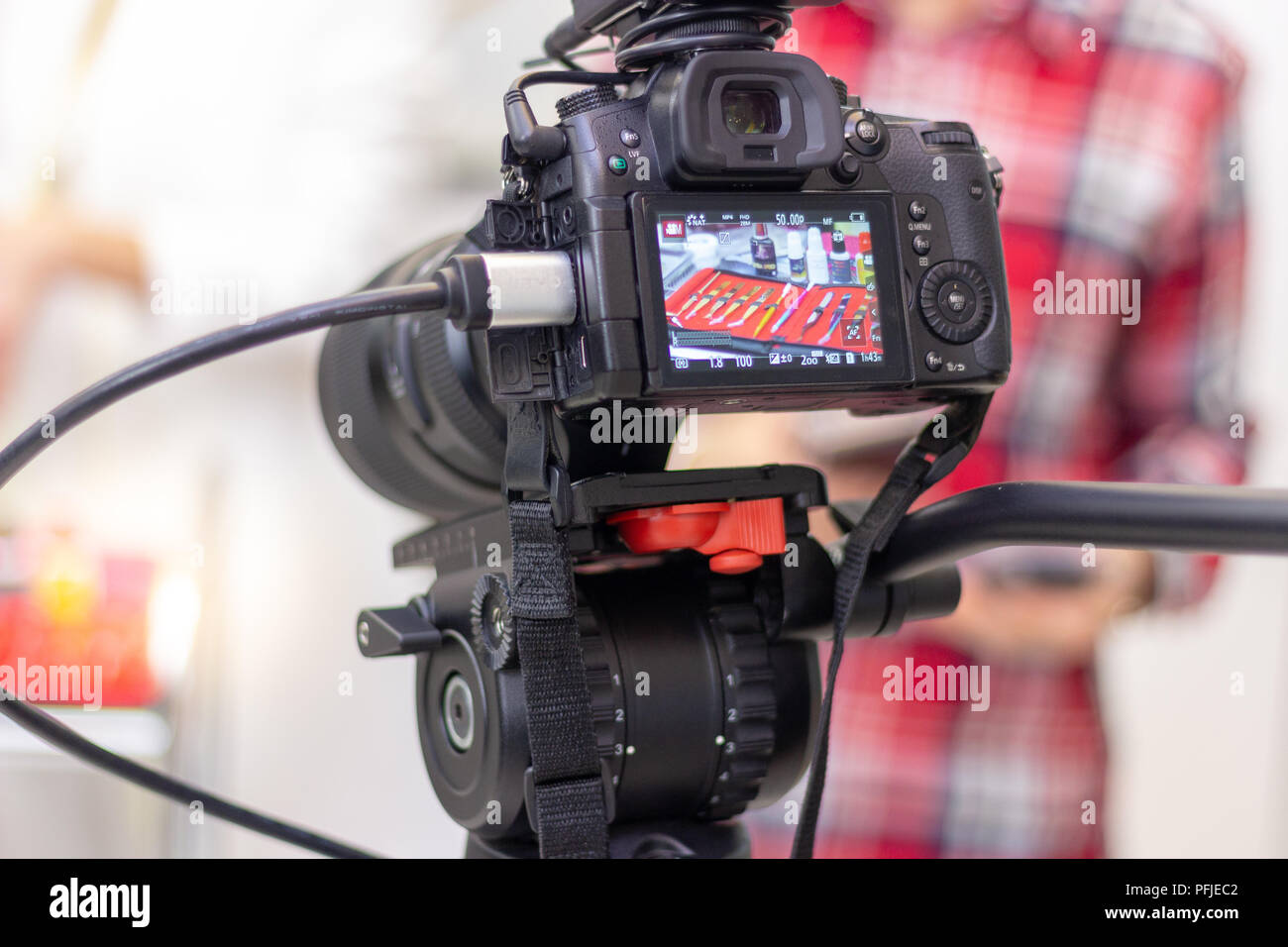 Extension de cils caméra vidéo matériel de prise de vue Photo Stock - Alamy