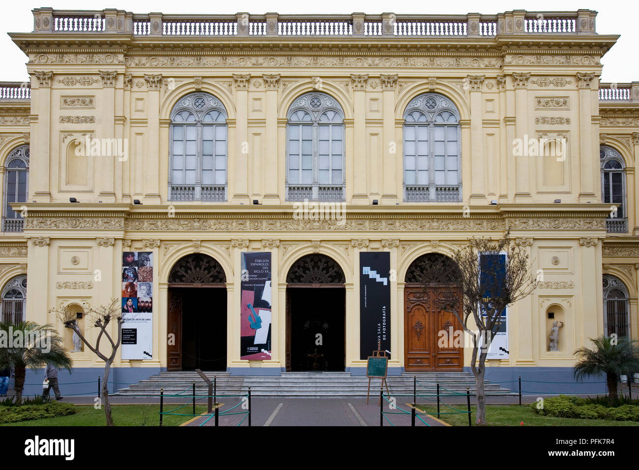 Pérou, Lima, Museo de Arte, façade Banque D'Images