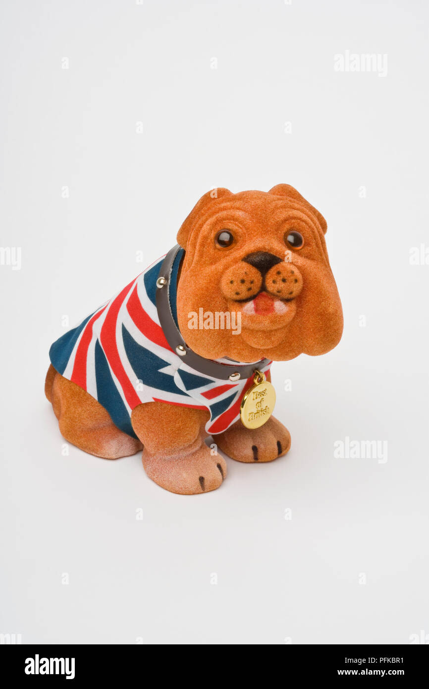 Hochant souvenir British Bulldog Banque D'Images