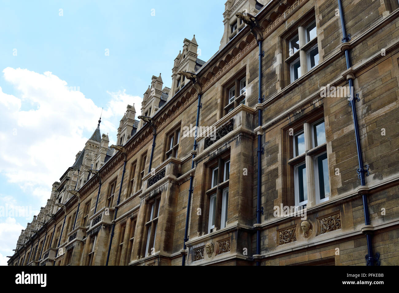 Maisons mitoyennes de style géorgien à Londres, en Angleterre. Banque D'Images